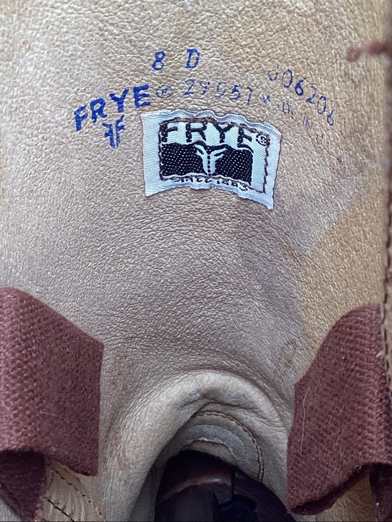 Frye Cognac Leather  Riding Boots men’s size 8 D or women size 9 1/2 main image 10